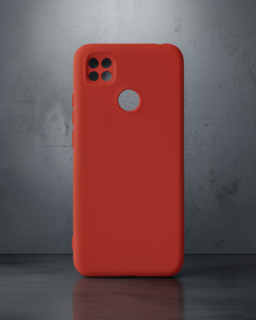 Xiaomi Redmi 9c Kılıf Nano İçi Kadife Silikon - Kırmızı
