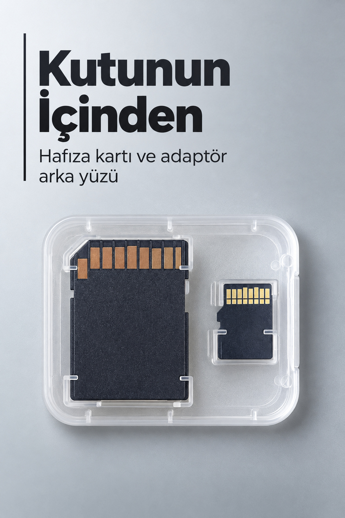 16 GB MicroSD Hafıza Kartı Adaptör ve Şeffaf Kutulu
