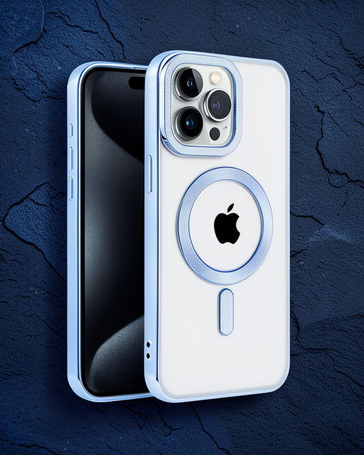 Apple İphone 14 Pro Kılıf Kronos Magsafe Kapak - Sierra Blue