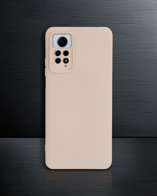 Xiaomi Redmi Note 12 Pro 4g Kılıf Nano İçi Kadife Silikon - Pudra
