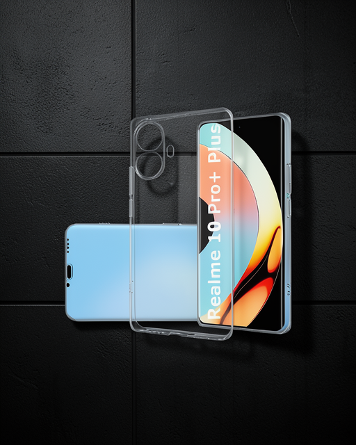 Realme 10 Pro Plus 5g Kılıf Lüx Şeffaf Silikon