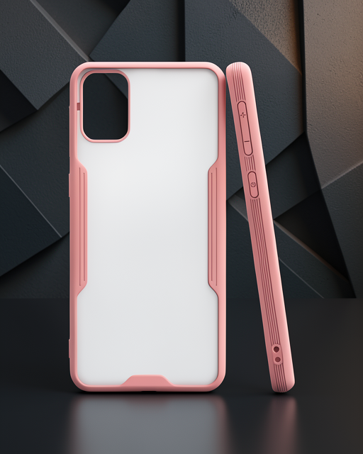Samsung Galaxy M31 Kılıf Platin Silikon - Pembe