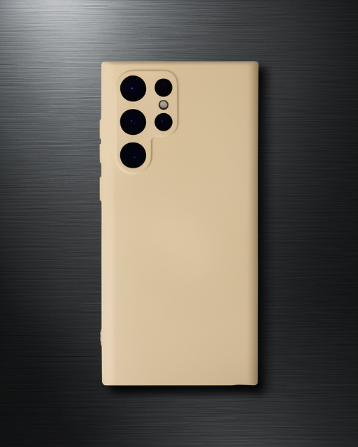 Samsung Galaxy S24 Ultra Kılıf Nano İçi Kadife Silikon - Pudra