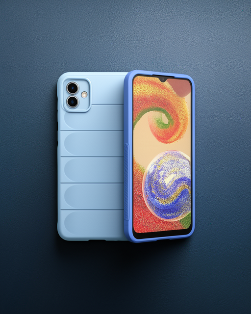Samsung Galaxy A04 Kılıf Optimum Silikon - Sky Blue