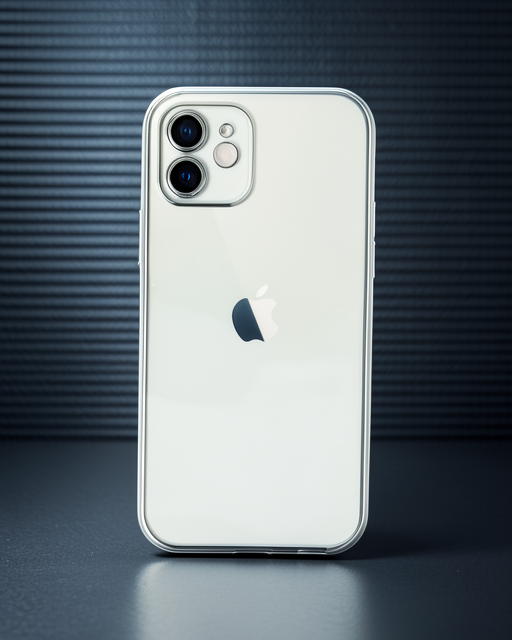 Apple İphone 12 Kılıf Razer Lensli Silikon - Gümüş