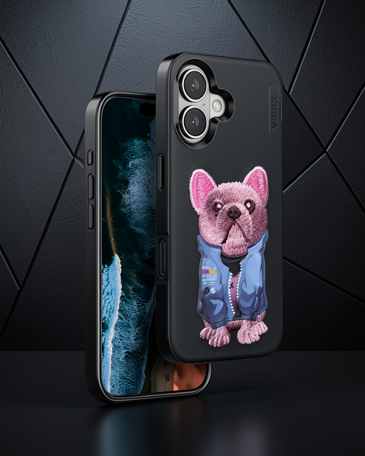 Venco Apple İphone 16 Cute Desenli Kapak - Siyah