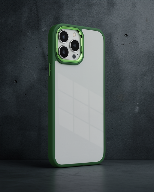 Apple İphone 14 Pro Max Kılıf Dora Kapak - Haki Yeşil