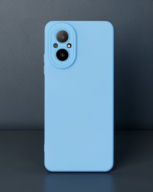 Realme 12 Lite Kılıf Nano İçi Kadife Silikon - Mavi
