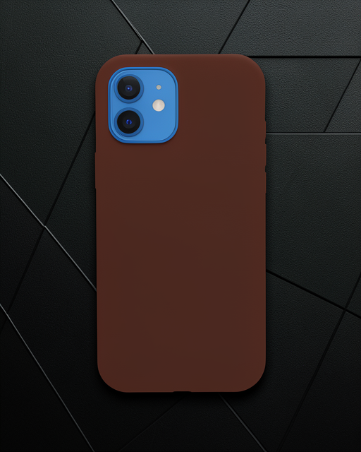 Apple İphone 12 Kılıf Lansman Legant Silikon - Bordo
