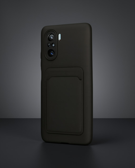 Xiaomi Mi 11i Kılıf Kelvin Kartvizitli Silikon - Siyah