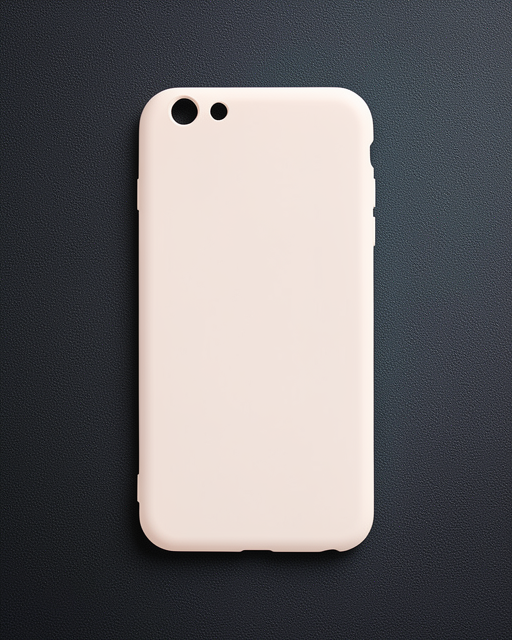 Apple İphone 6 Plus Kılıf Nano İçi Kadife Silikon - Pudra