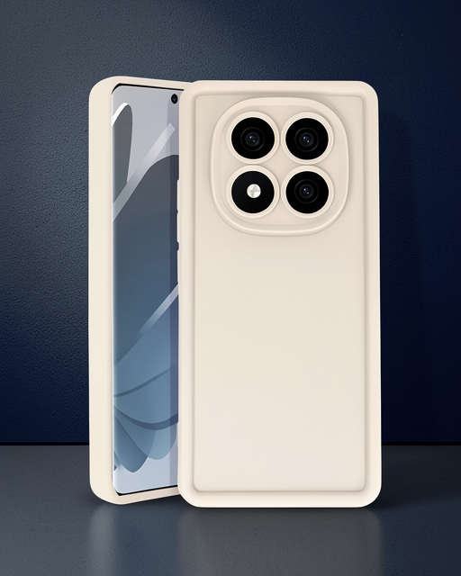 Xiaomi Redmi Note 14 Pro 4g Kılıf Viera Silikon - Krem