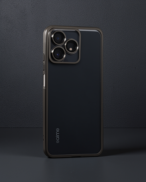 Realme C53 Kılıf Razer Lensli Silikon - Siyah