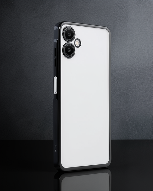 Samsung Galaxy A06 Kılıf Razer Lensli Silikon - Siyah
