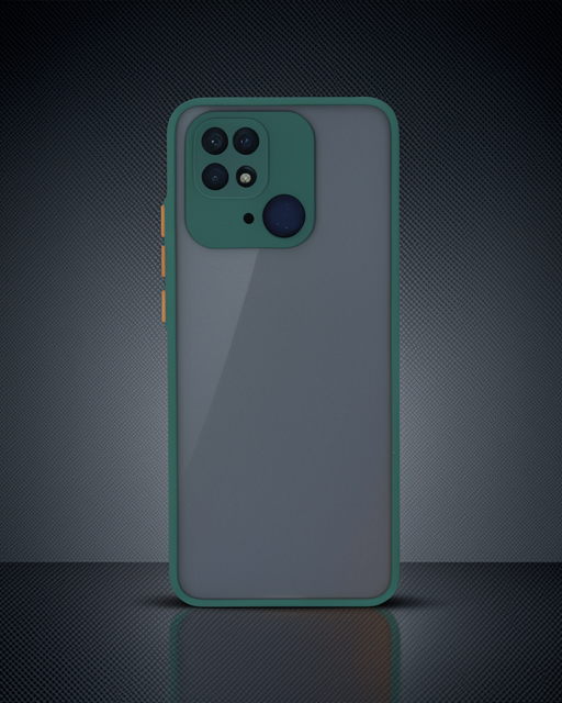 Xiaomi Redmi 10c Kılıf Montreal Silikon Kapak - Yeşil