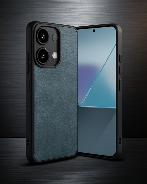 Xiaomi Redmi Note 13 Pro 4g Kılıf Aras Deri Kapak - Koyu Yeşil
