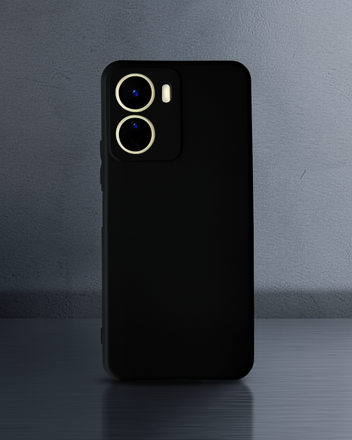 Vivo Y16 Kılıf First Silikon - Siyah