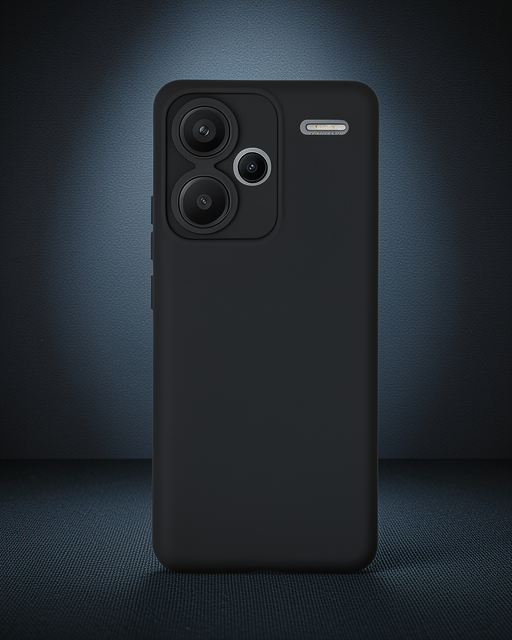 Xiaomi Redmi Note 13 Pro Plus Kılıf Nano İçi Kadife Silikon - Siyah