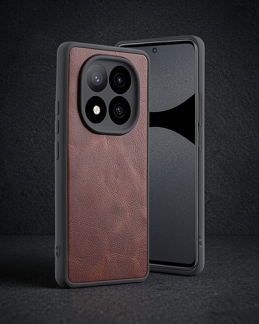 Xiaomi Redmi Note 14 Pro 4g Kılıf Aras Deri Kapak - Taba