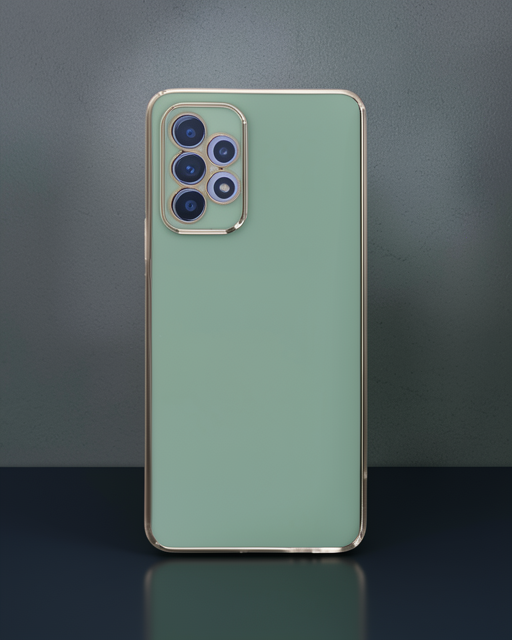 Samsung Galaxy A52 Kılıf Volet Silikon - Açık Yeşil