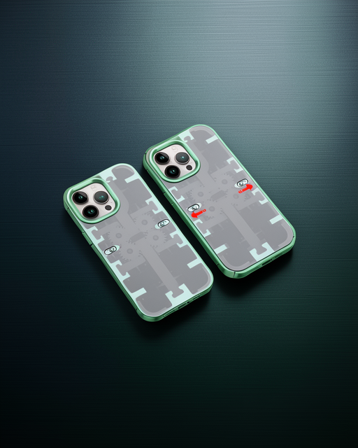 Apple İphone 14 Pro Kılıf Mekanik Bumper Kapak - Yeşil