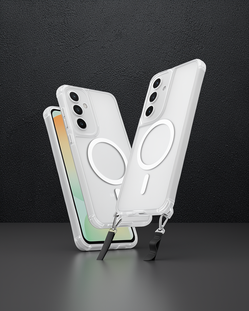 Samsung Galaxy S25 Kılıf Enka Magsafe Silikon Kılıf - Şeffaf