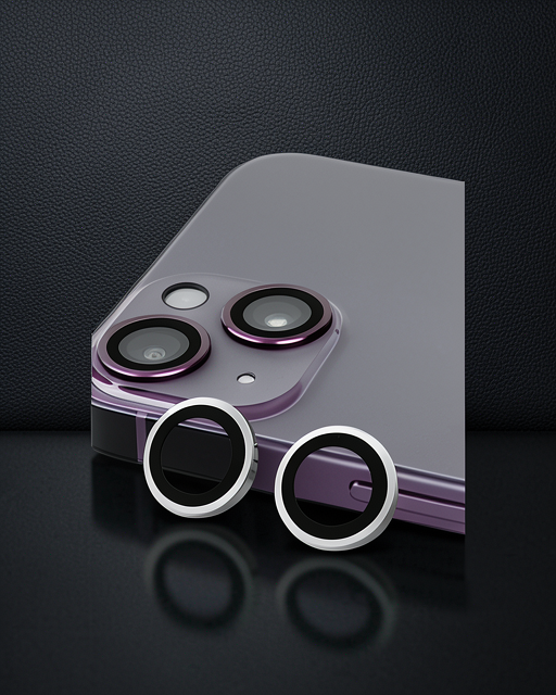 Apple İphone 14 Plus Raze Metal Kamera Lens - Gümüş