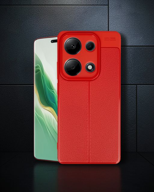 Xiaomi Redmi Note 13 Pro 4g Kılıf Auto Focus Kapak - Kırmızı