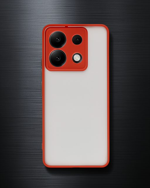 Xiaomi Redmi Note 13 5g Kılıf Montreal Silikon Kapak - Kırmızı