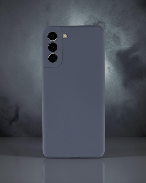 Samsung Galaxy S21 Plus Kılıf Nano İçi Kadife Silikon - Gri