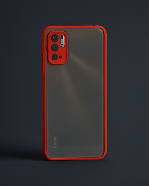 Xiaomi Redmi Note 10 5g Kılıf Montreal Silikon Kapak - Kırmızı
