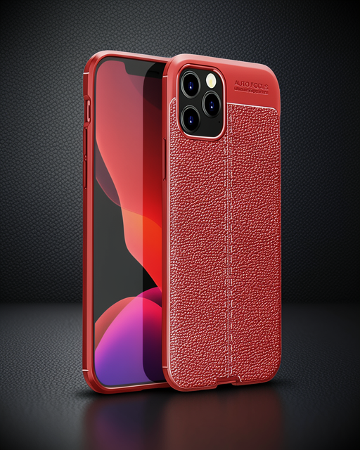 Apple İphone 12 Pro Max Kılıf Auto Focus Kapak - Kırmızı