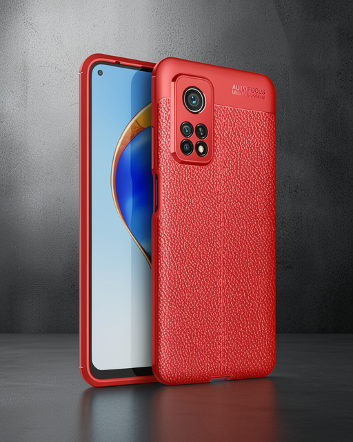 Xiaomi Mi 10t Pro Kılıf Auto Focus Kapak - Kırmızı