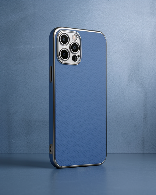 Apple İphone 12 Pro Max Kılıf Volet Silikon - Mavi