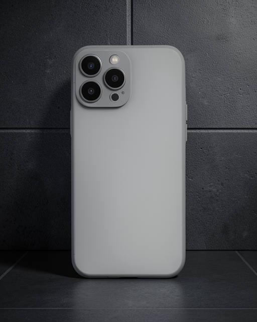 Apple İphone 13 Pro Max Kılıf Montreal Silikon Kapak - Gri