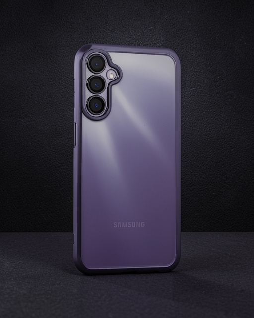 Samsung Galaxy A35 5g Kılıf Razer Lensli Silikon - Mor