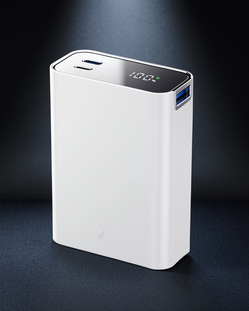 Pw501 20.000 Mah Dijital Göstergeli 2 Adet 45w Type-c Ve 22.5w Usb Çıkışlı Şarj Pd Hızlı Şarj Powerbank - Beyaz