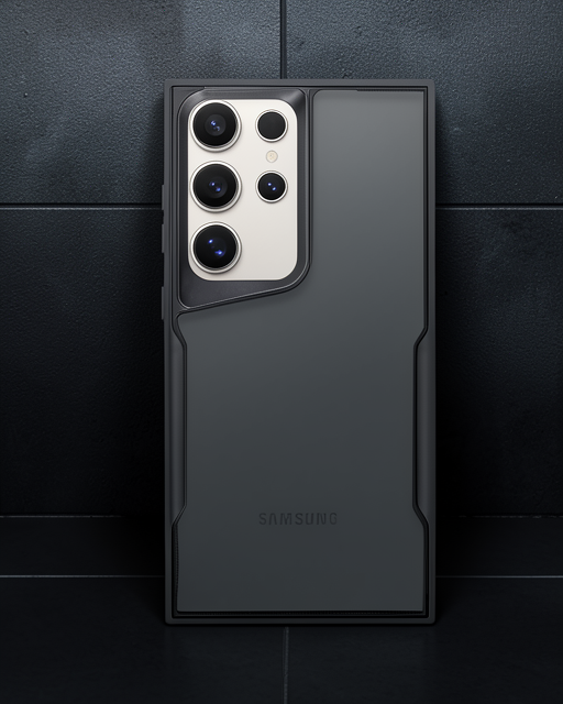 Samsung Galaxy S24 Ultra Kılıf Boyi Silikon Kapak - Siyah