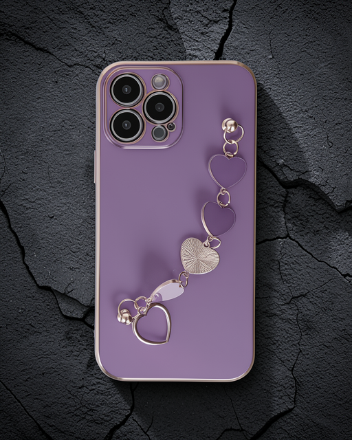 Apple İphone 14 Pro Max Kılıf Esila Silikon - Mor