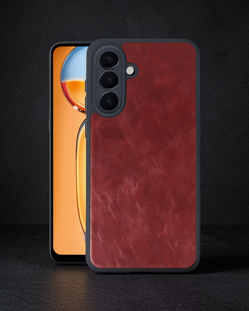 Samsung Galaxy A26 Kılıf Aras Deri Kapak - Bordo