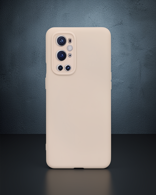 One Plus 9 Pro Kılıf Nano İçi Kadife Silikon - Pudra