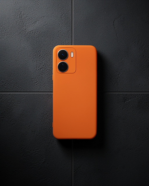 Vivo Y16 Kılıf Nano İçi Kadife Silikon - Turuncu