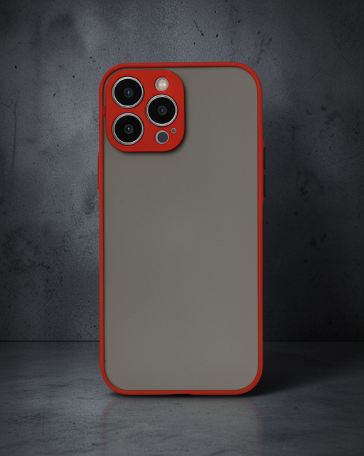 Apple İphone 14 Pro Kılıf Montreal Silikon Kapak - Kırmızı