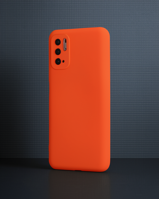 Xiaomi Redmi Note 10 5g Kılıf Nano İçi Kadife Silikon - Turuncu