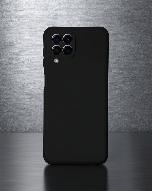 Samsung Galaxy M33 Kılıf Nano İçi Kadife Silikon - Siyah