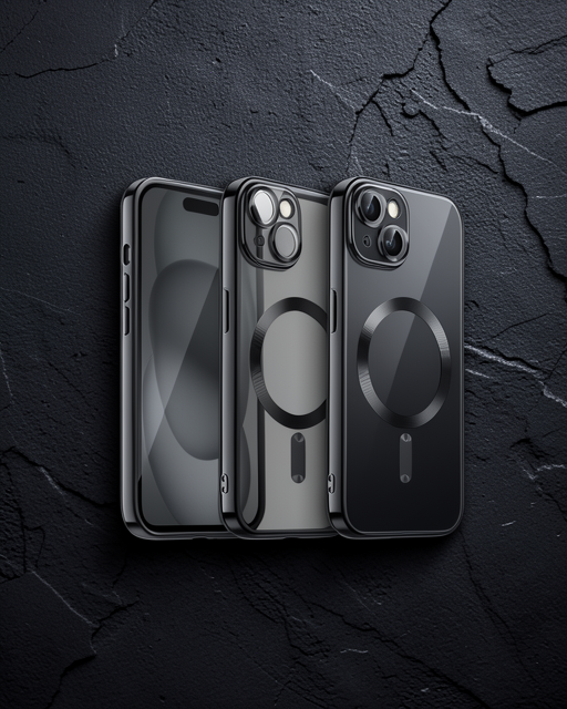 Apple İphone 13 Kılıf Kross Magneticsafe Kapak - Siyah