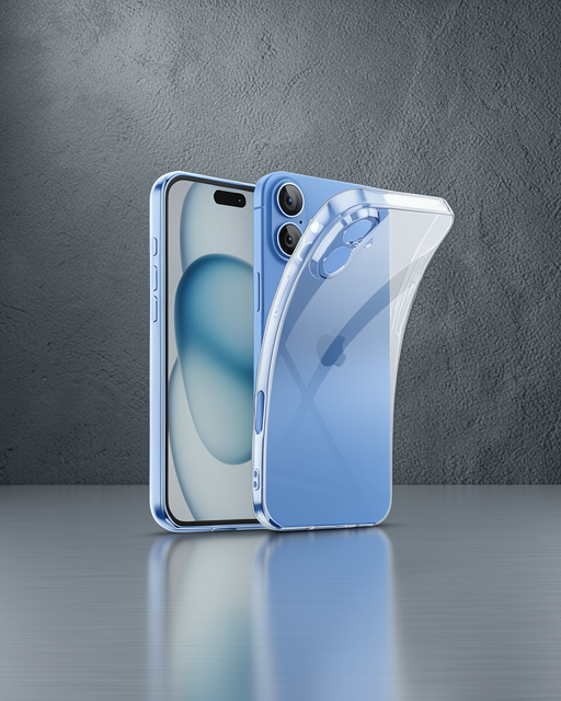Apple İphone 16 Plus Kılıf Lüx Şeffaf Silikon