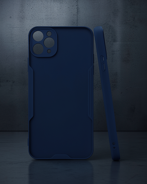 Apple İphone 11 Pro Kılıf Platin Silikon - Lacivert