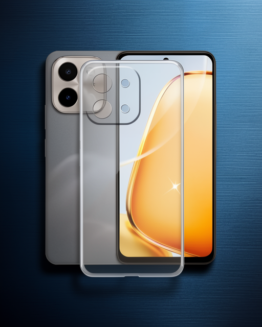 Vivo Y28 Kılıf Lüx Şeffaf Silikon