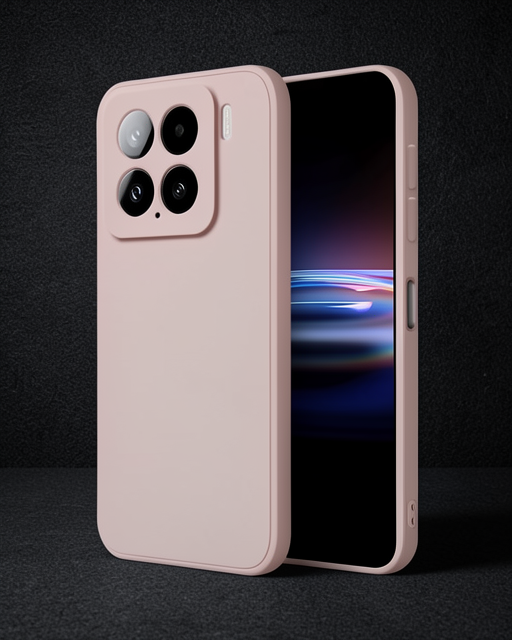Xiaomi Mi 15 Kılıf Nano İçi Kadife Silikon - Pudra